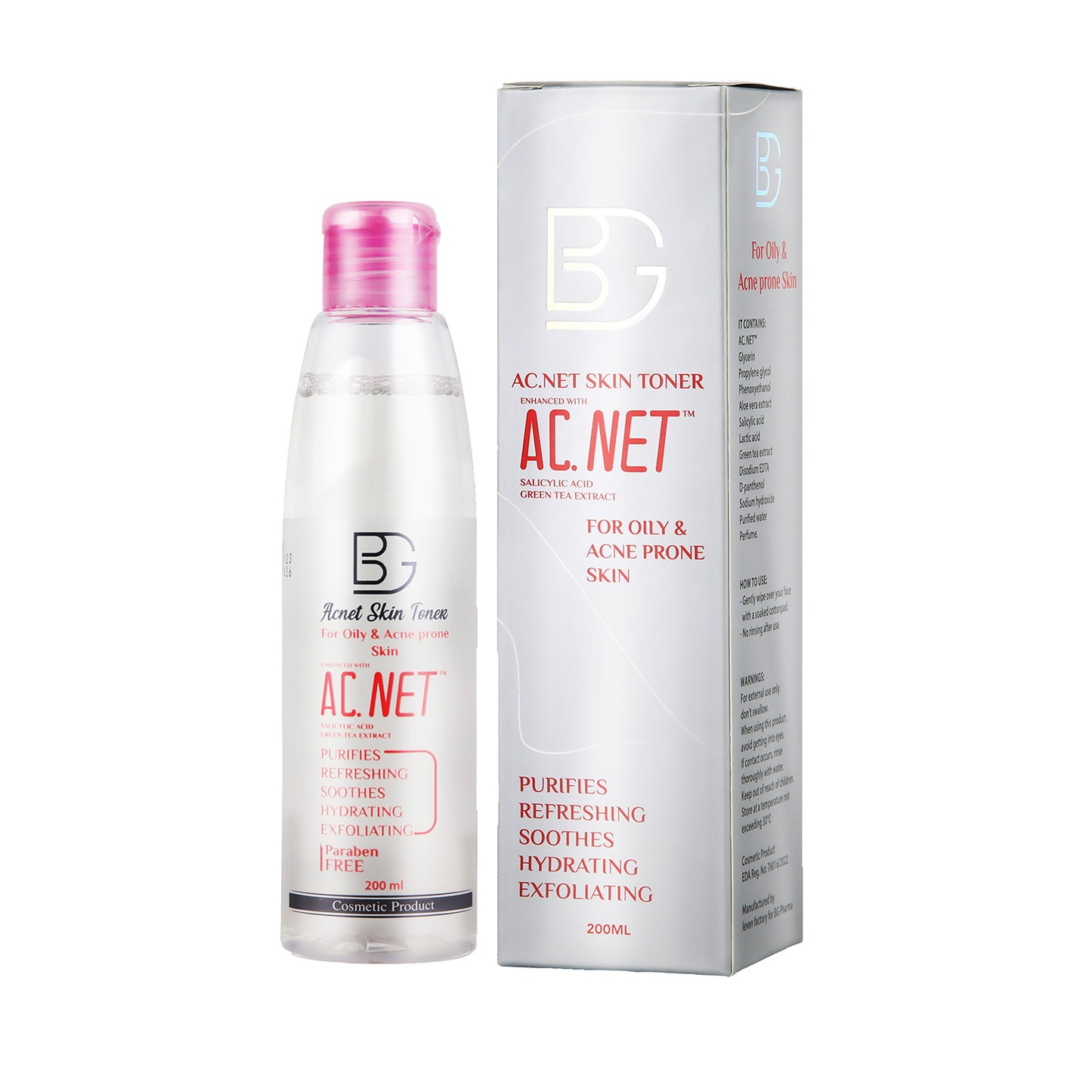 BG AC NET Skin Toner – 200 ml