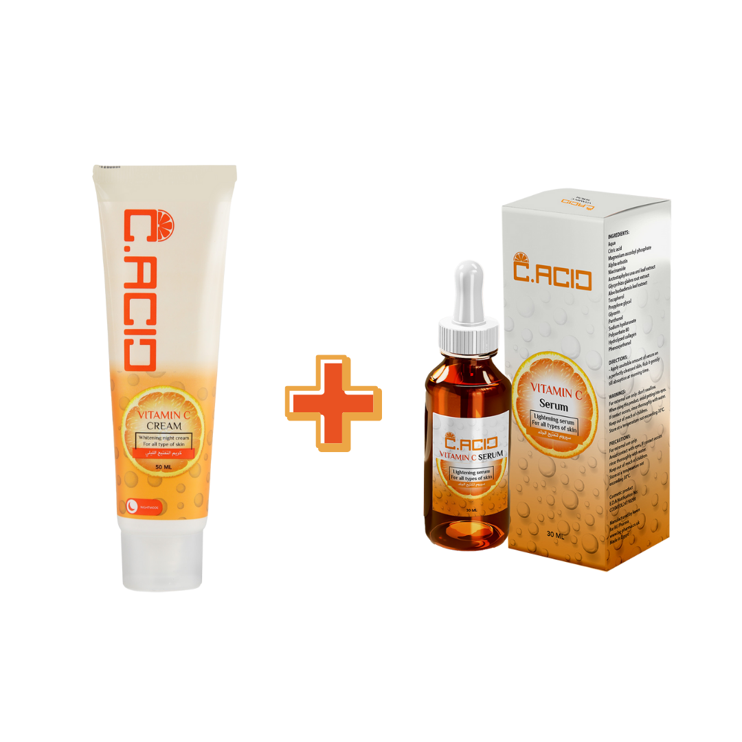 C. Acid Vitamin C Serum & C. Acid Vitamin C Cream