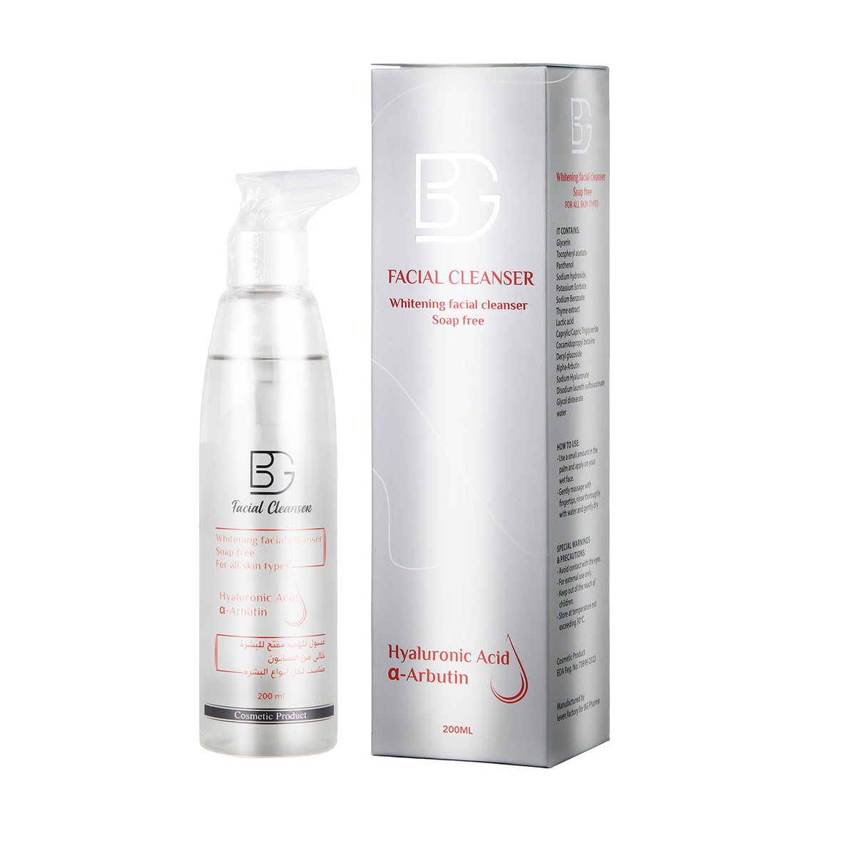 BG Whitening Facial Cleanser – 200 ml